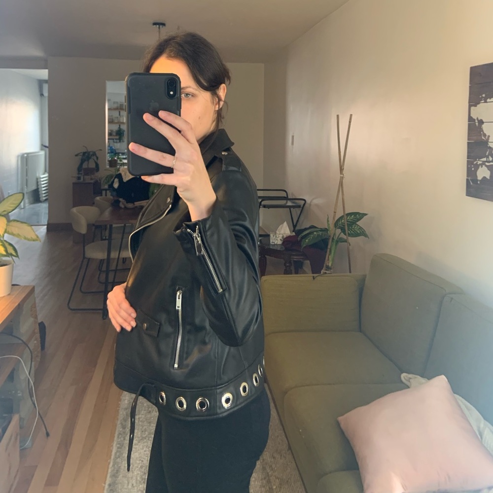 Leather jacket